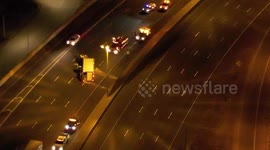 The Little Truck that could NOT cross the colored Bridge on I95 North 1-11-23 @ 1:31 am.