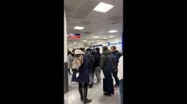 Gatwick Airport’s incredibly long queue for train station due to strike