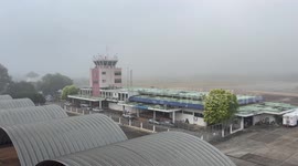 Flights cancelled as thick fog covers airport in northeast Thailand