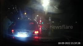 Insurance Scam Attempt? Man reverses Car and Bangs into the Car without Warning!