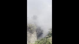 Nepal plane crash: Crowds gather at scene of crash sight
