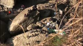 Nepal plane crash: Top shot shows gorge crash site