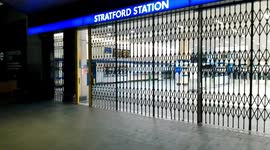 stratford station one of london busiest tube station had is gate still close at 6 AM so people took the lead it by themselves