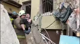 Ukrainian woman pulled alive from rubble in Dnipro after deadly Russian strike