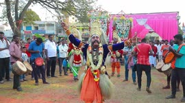 Cows made to walk across fire during controversial ritual in India