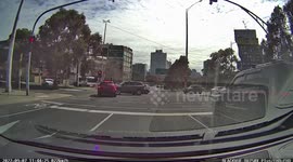 Accident: Sideswipe at Signal Due to Reckless Driving