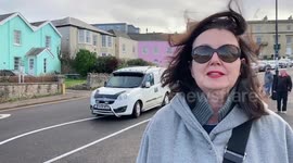 Residents stage CONGA protest against council painting 'Britain's most bonkers road markings'