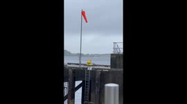 Sailing ship leaving Oban Port