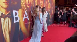 Samara Weaving, Diego Calva, Margot Robbie and Phoebe Tonkin attend Babylon Australian Premiere