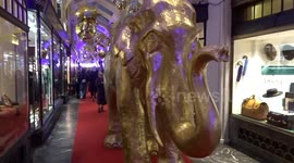 Golden Elephant settles in festive Burlington Arcade ahead of Babylon film release