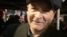 Head of the RMT union Mick Lynch talks about the protest against the Tory Government