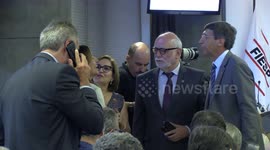 Vice-President Geraldo Alckmin participates in the Fiesp board meeting in São Paulo, Brazil