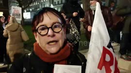 Protest for the Right to Strike, London, UK