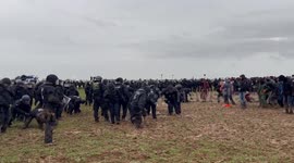 German police, climate activists clash near coal mine