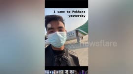 Shaken passenger reveals how he flew on same plane day before it crashed in Nepal