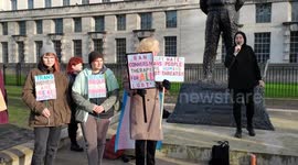 Trans rights rally in London after UK government blocks gender reforms