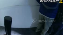 Dramatic Moment Police Officers Rescue Man From Burning Building in Arvada, CO, USA