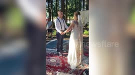 Newly-engaged couple invited friends to “engagement party” - which was actually their real WEDDING