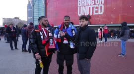 We ask Manchester United fans before the Manchester derby at Old Trafford if they have a message for Erling Haaland