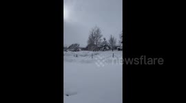 US: Record-Breaking Snowstorm Pummels Northern Arizona