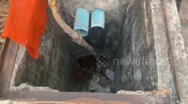 Two pet goats stuck in drain rescued in Thailand