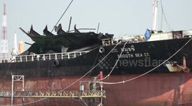 Oil tanker explosion death toll reaches eight with one person still missing