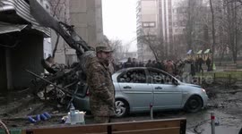 17 dead, including Ukraine's Interior Minister, after helicopter crashes in Brovary, Kyiv Oblast