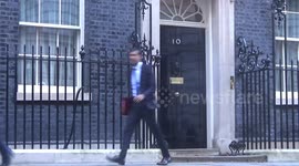 Rishi Sunak leaves Number 10 for PMQs