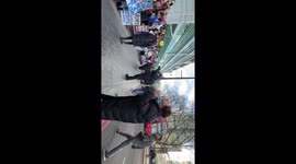 Nurses protest outside the University College hospital, claps don’t pay the bills