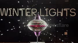 Winter Lights festival are spectacular light installations and immersive art at Canary Wharf