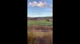Relaxing Train footage going from Frankfurt to Amsterdam