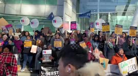 Nurses call out Rishi Sunak on the second day of 48-hour strike