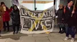 London climate protesters show solidarity with Greta Thunberg's cause for saving German village