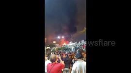 Massive fire breaks out during ‘takeover of Lima’ protests in Peru