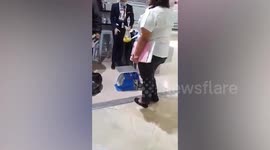 Airline cabin crew caught smuggling ONIONS into the Philippines