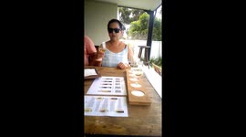 Look at a funny Wine Tasting Beginer at Elim Village South Africa