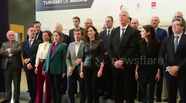 Madrid celebra su día en Fitur. La presidenta de la Comunidad de Madrid, Isabel Díaz Ayuso, y el alcalde de la capital, José Luis Martínez-Almeida, han destacado la fortaleza turística a nivel internacional