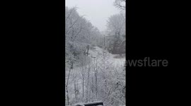 Code orange issued in Netherlands as cold weather brings heavy snow to much of country