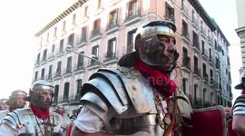 Una legión romana ha tomado este sábado el centro de Madrid, España