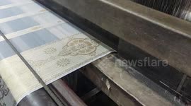 The oldest way of making cloths by the oldest machinery, Ladies suit