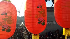 The 2023 Chinese new year in London was held at Trafalgar Square