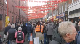Chinatown gets packed out with unprecedented crowds at the celebrations for Chinese New Year