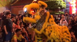 Thousands gather at Chinese temple in Padang, Indonesia to mark Lunar New Year