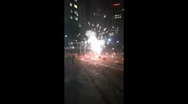 Spectacular Chinese Fireworks Celebrations In Streets In China