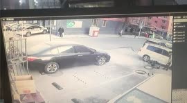 Manhole cover explodes outwards after boy throw lit firecracker into sewer in China