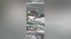 Tourists washed away by rising water in dam when taking photos in China