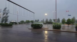 Hailstorm in Alberta