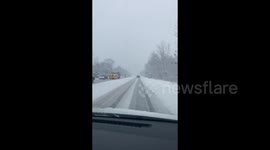 New Hampshire hit with heavy snow during winter storm