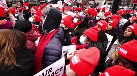 Nurses strike in NY, US