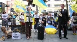 Free the Leopards - Protest at the German Consulate, Sydney, Australia